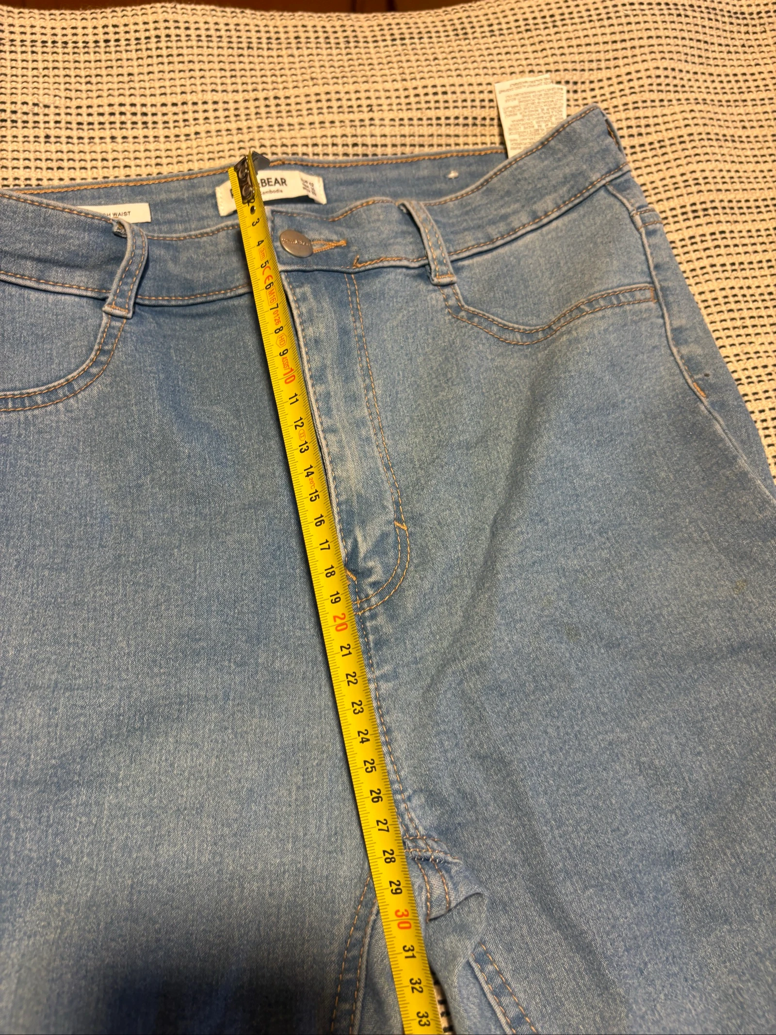 Jeans Pull&Bear skinny taille haute bleu taille 42 / Jean slim bleu L – photo 13
